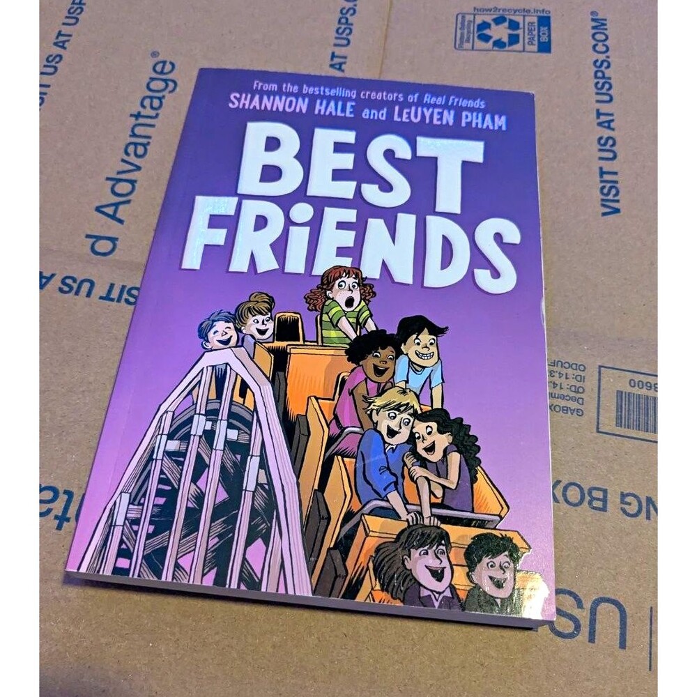 Best Friends Shannon Hale Graphic Novel Paperback Middle Grade YA Book
